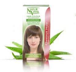 Natur Vital Semi-Permanent CHESNUT - NaturVital Hair Care Products. NaturesWell UK - Ireland - Obtain the intense Chestnut colour you desire without damaging your hair