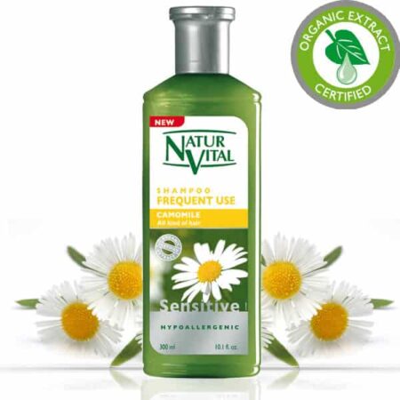 - Sensitive Shampoo Frequent Use - NaturVital Hair Care Products. NaturesWell UK - Ireland - Hypoallergenic shampoo strengthens and protects hair naturally. Clarifies the hair, protects the scalp and contains soothing properties. It is especially suitable for fragile or blond hair. Contains no dyes, silicones, parabens preservatives or mineral oils. Bio Extract Certified. &nbsp; &nbsp; &nbsp; &nbsp; &nbsp; &nbsp; &nbsp; &nbsp; &nbsp; &nbsp; &nbsp; &nbsp; &nbsp; &nbsp; &nbsp; &nbsp; &nbsp; &nbsp; &nbsp;SUITABLE FOR VEGANS